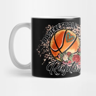 Aesthetic Pattern Raptors Basketball Gifts Vintage Styles Mug